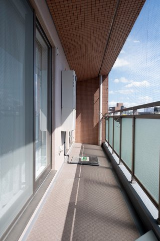 SXLマンション長居のバルコニー|7階部分（上階に住戸無し！）