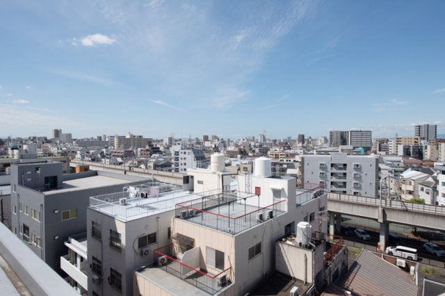 SXLマンション長居の展望|7階部分、目の前に遮る建物がなく眺望良好です