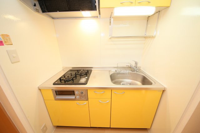 リビングタウンかじま台Ⅱ　Ａのキッチン|使いやすいキッチン