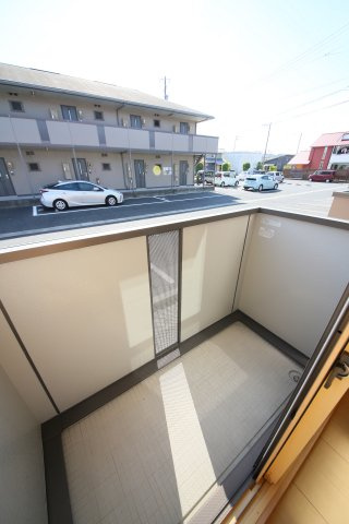 リビングタウンかじま台Ⅱ　Ａのバルコニー
