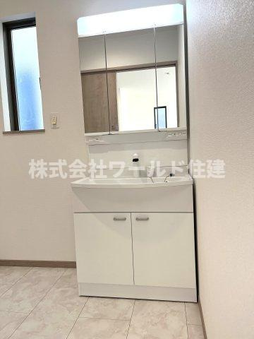 所沢市上新井の独立洗面台