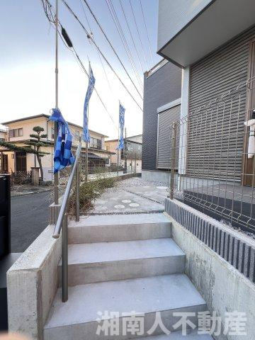 藤沢市長後８０７－１６新築戸建ての外観|外観もきれいです