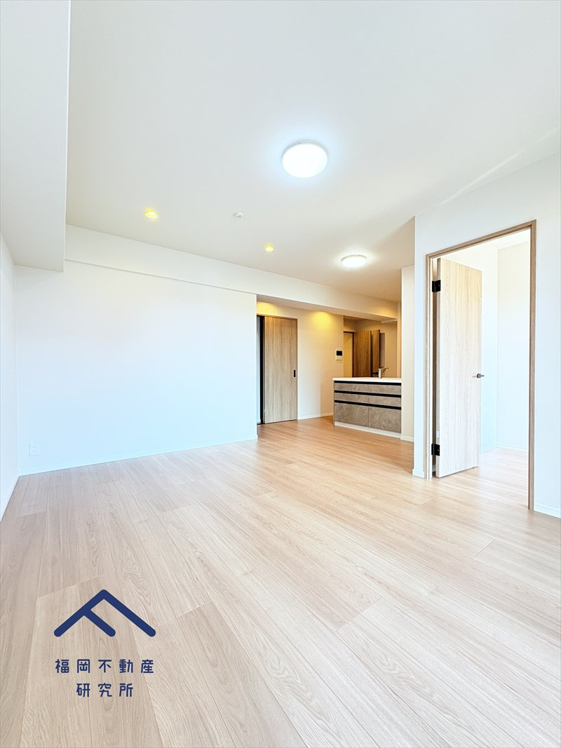 アクロス博多セントラルパークの居間・リビング