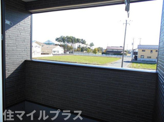 【バルコニー】 | 郡山市御前南5丁目新築一戸建て２棟 | お洗濯にも便利なバルコニー付き