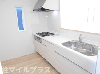 【キッチン】 | 郡山市御前南5丁目新築一戸建て２棟 | きれいなキッチンです