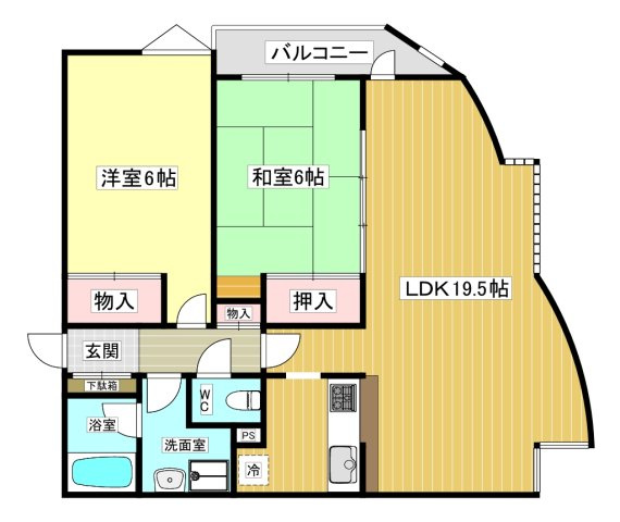 【間取り】 | メゾンドール夙川台