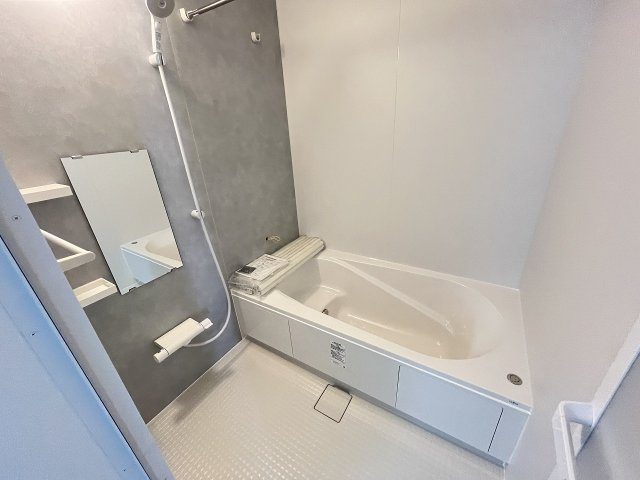 【浴室】 | 糟屋郡粕屋町長者原東3丁目1期　1号棟（全1棟）【仲介手数料無料・0円】 | 施工例。浴室です。施工例は完成時と異なる場合があります。