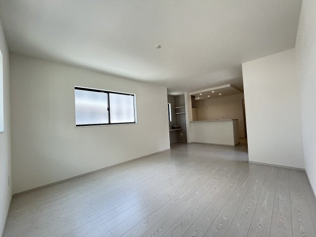 【内装】 | 糟屋郡粕屋町長者原東3丁目1期　1号棟（全1棟）【仲介手数料無料・0円】 | 施工例。リビングです。施工例は完成時と異なる場合があります。