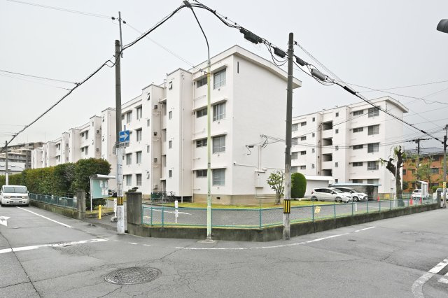 東難波住宅1号棟の外観|阪神「尼崎」駅まで徒歩13分の立地×2025年9月に内装リフォーム済の大変美麗なお部屋です◎皆様からのご連絡を心よりお待ちしております。