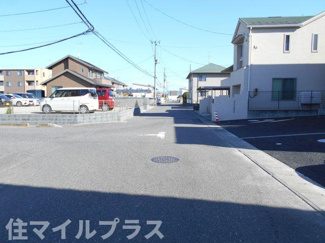 【前面道路含む現地写真】 | 郡山市御前南5丁目新築一戸建て２棟 | 前面道路含む現地写真です