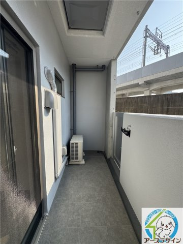 アクエルド明石西のバルコニー