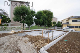 【外観】 | 【仲介手数料無料！！】日野市新町3丁目　新築戸建て（9期全6棟）E号棟　4780万円 | E号棟　令和7年10月24日撮影