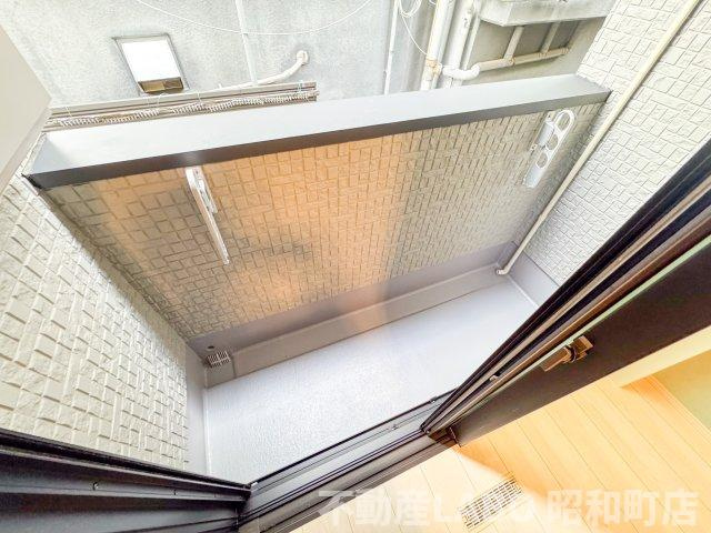 プレミアムテラスあびこのバルコニー