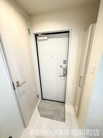 プレミアムテラスあびこの玄関