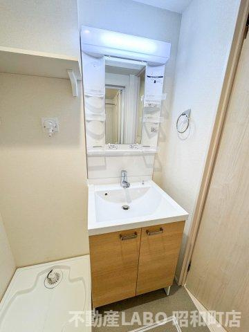 プレミアムテラスあびこの洗面所