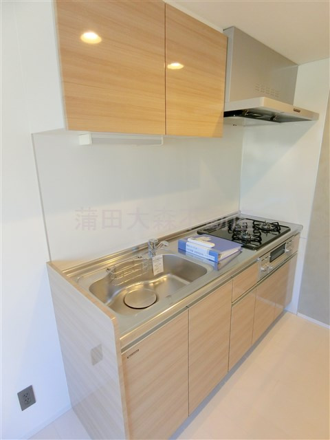 蒲田レーベルのキッチン|3口ガスグリル付システムキッチン