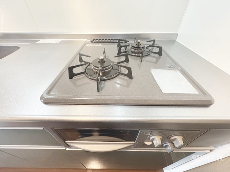 ル・ベリエ浮間のキッチン|2口ガスコンロです
