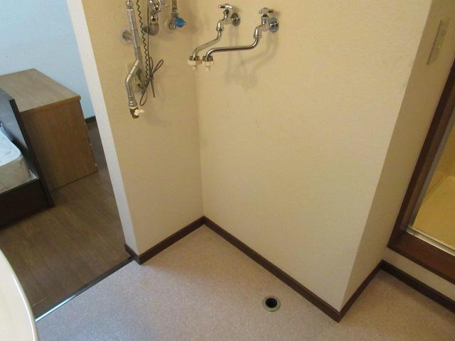 文教荘の洗面所