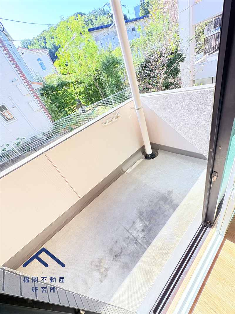 ダイナコート高宮のバルコニー