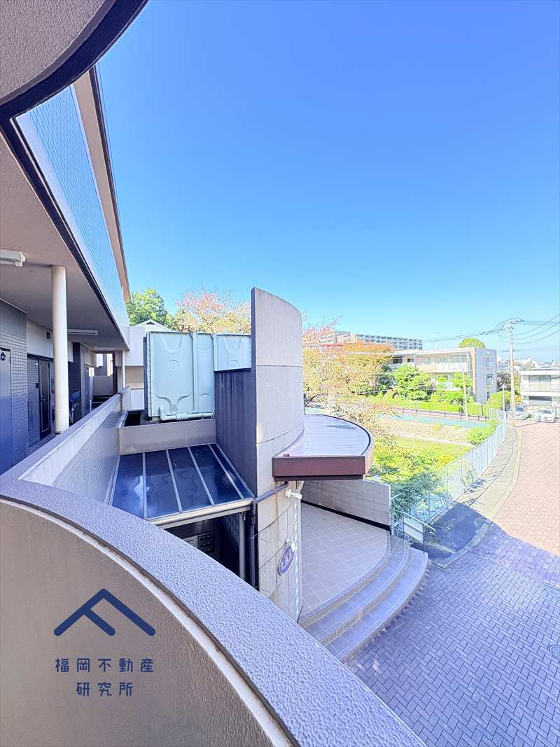 ダイナコート高宮のバルコニー