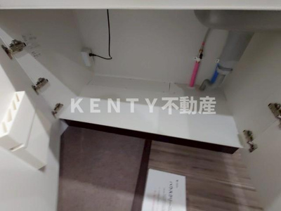 【洗面所】 | テラスハウス | 使いやすい洗面所です