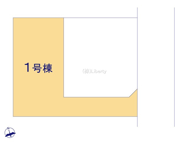 取手市戸頭16期　新築戸建　1号棟の区画図