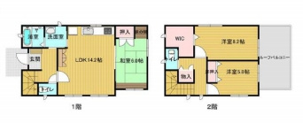 さいたま市見沼区大字片柳　中古一戸建ての間取り|さいたま市見沼区大字片柳　中古一戸建て、3LDK、土地面積179.95m2、建物面積93.37m2