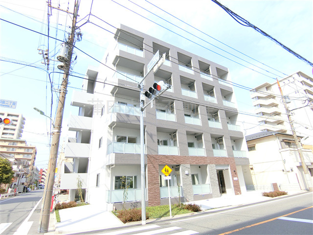 リヴシティ本羽田の外観|2025年3月築　RC鉄筋コンクリート造地上5階建て総戸数23戸
東京都大田区本羽田2丁目　京急空港線糀谷駅徒歩12分