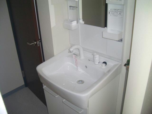 文教荘の洗面所