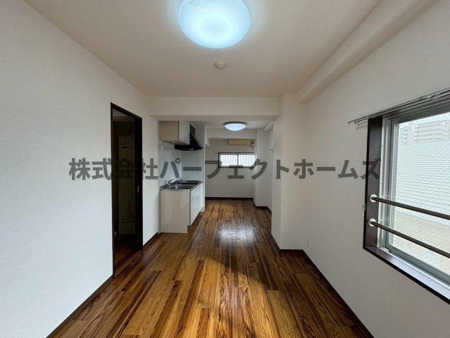 香里グリーンハイツの居間・リビング|ゆったりとしたリビングです