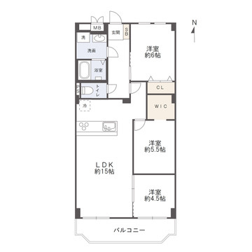 みゆきパークマンションA棟の間取り|＼リフォーム済（2025.11）／LDK+洋室は引き戸のため用途やシーンで空間の使い方が自由自在です