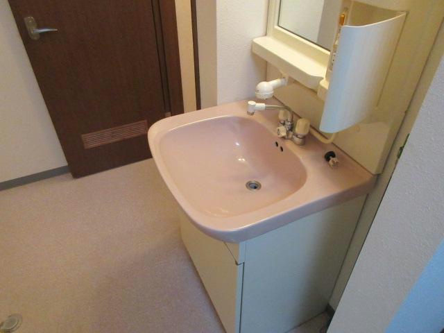 文教荘の洗面所