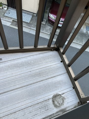 AB店舗のバルコニー