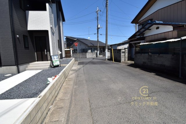 ケイアイフィット　水戸市東台　1期 　4の前面道路含む現地写真|現地撮影（2026年4月）