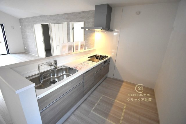 ケイアイフィット　水戸市東台　1期 　4の前面道路含む現地写真|現地撮影（2026年2月）