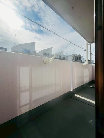 アドマーニのバルコニー