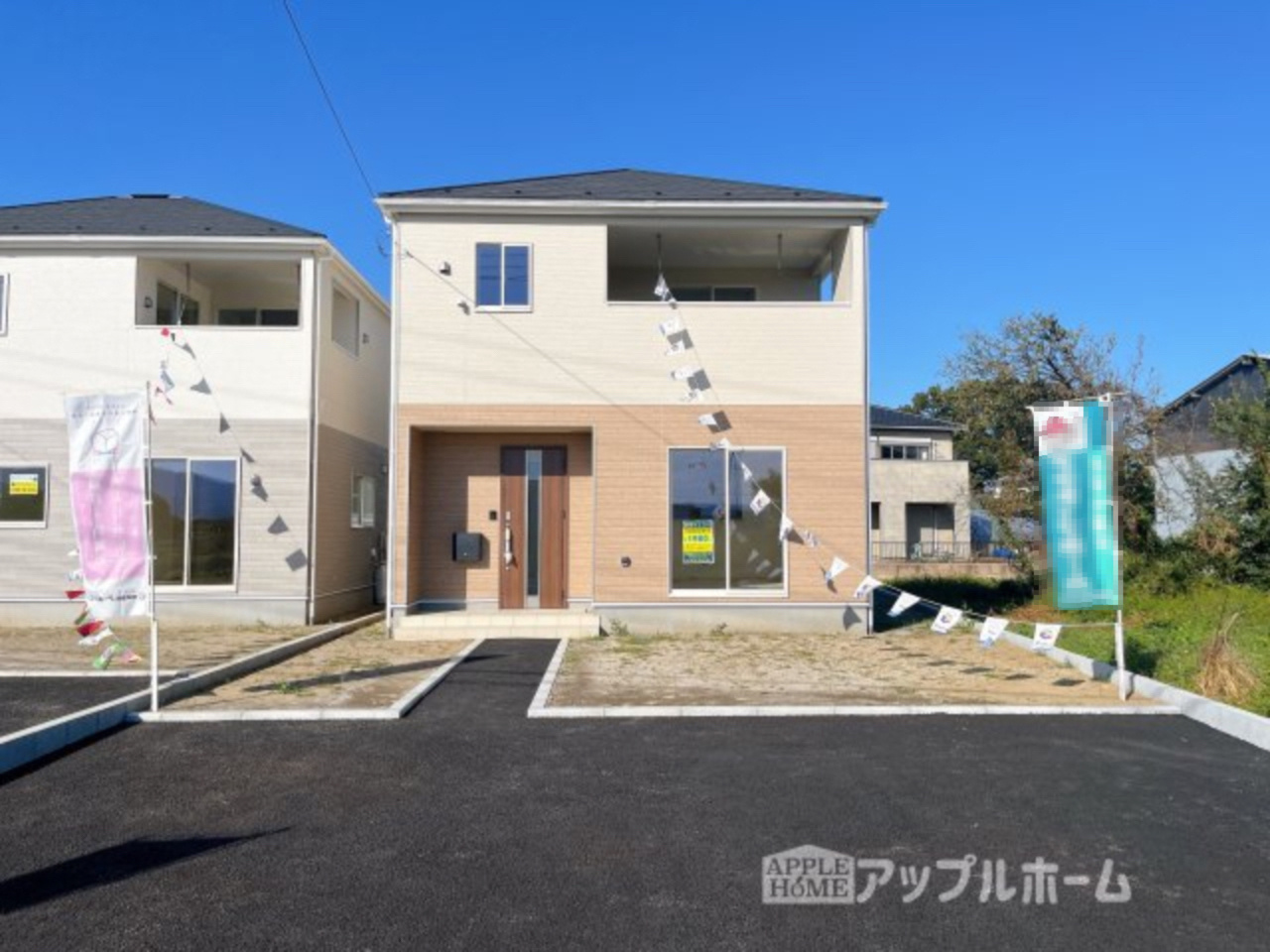 【新築戸建】深谷市武蔵野第2 全3棟の外観|ぜひ現地にて、実際の建物・街並み・日当たり等ご確認下さい♪お問い合わせはお気軽に☆　TEL「0120-466263」