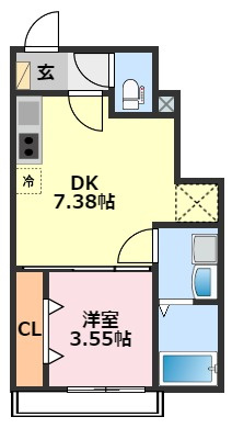 AJ南柏Firstの間取り