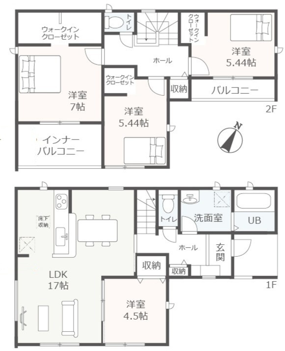 【仲介手数料無料/稲沢市】稲沢市平和町西光坊宮西 リーブルガーデン