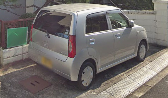 松塚テラスハウスの駐車場