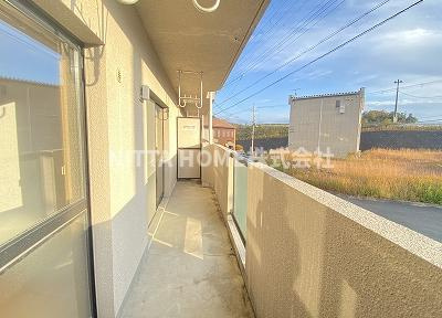 ユーミー 片山のバルコニー|明るいバルコニーもありますよ★