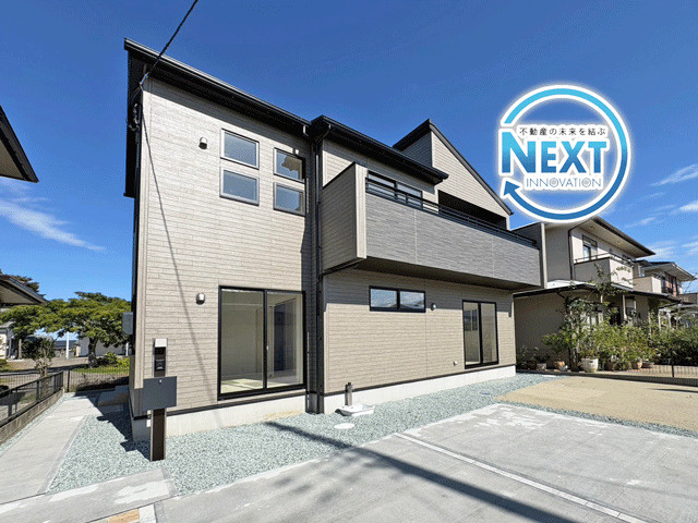 仙台市太白区四郎丸浜堀　充実の収納量住宅♪の外観パース