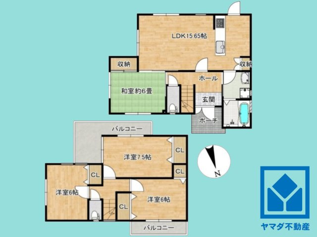 大津市千町２丁目の間取り