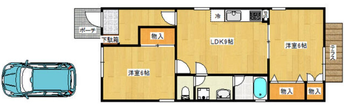 オーク西荻の間取り
