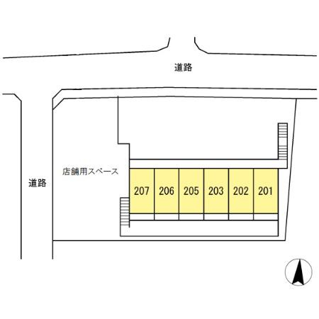 アクシス東小金井の区画図