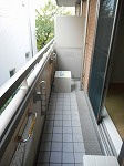 アスリュクス宮前平のバルコニー