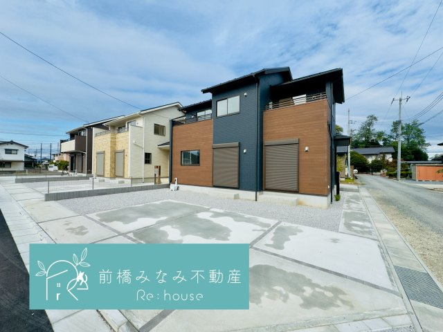 高崎市下佐野町　３号棟(全３棟)　ブルーミングガーデン　新築建売分譲の外観|おしゃれな外観です