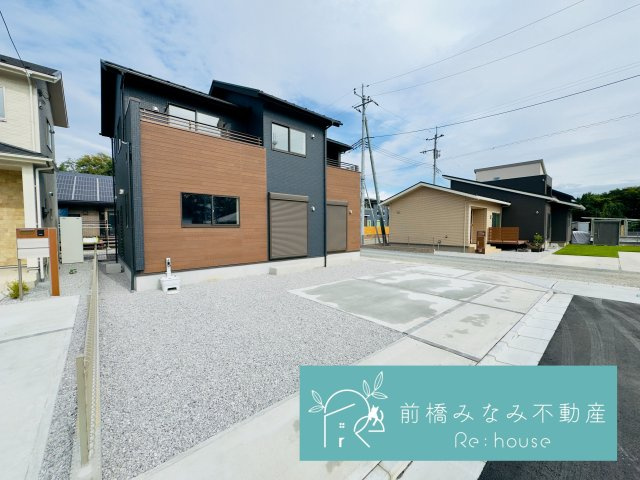高崎市下佐野町　３号棟(全３棟)　ブルーミングガーデン　新築建売分譲の外観|外観は落ち着いています