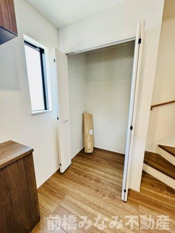 前橋市三河町１丁目　限定1棟　ハートフルタウン　新築建売の収納|便利な収納スペースです