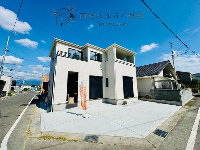 前橋市三河町１丁目　限定1棟　ハートフルタウン　新築建売の外観|きれいな外観です